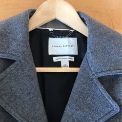 Banana Republic Size S Trench Wool!