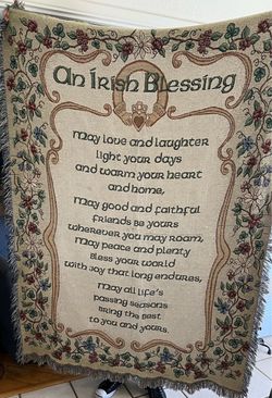 Irish Blessing Blanket