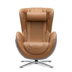 Leather massage chair- Caramel 