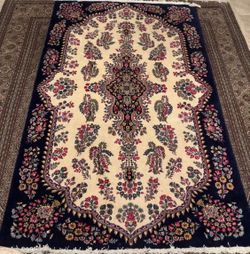 Persian Style Floral Area hand made Rug
