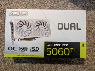 New In Box | ASUS Dual GeForce RTX 5060 Ti | 16GB OC Edition