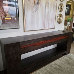 New Artistic Modern Solid wood Console Table or TV stand