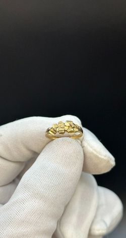 GOLD NUGGET RING #35679
