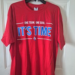 Los Angeles Clippers It's Time Playoffs T-Shirt SGA Red Men's XL