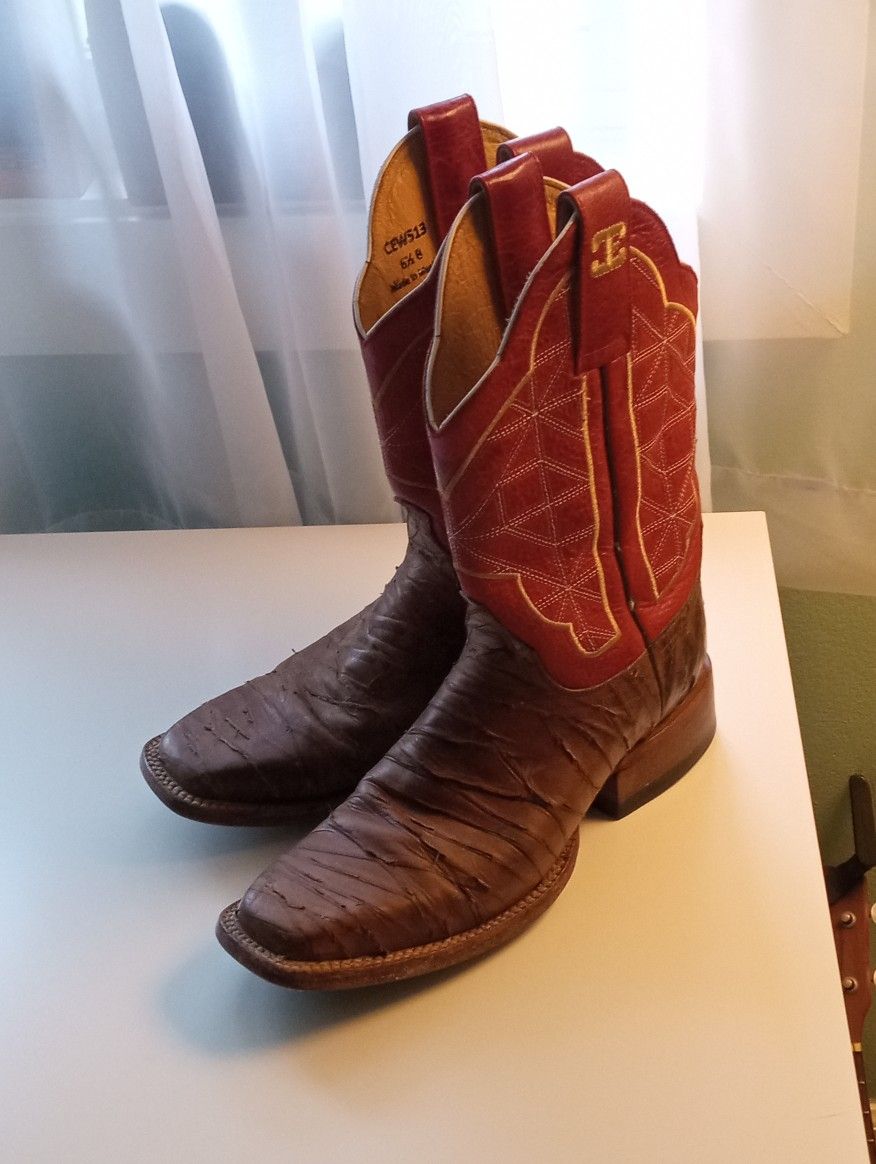 Cinch Edge Women Cowboy Boots Size 6