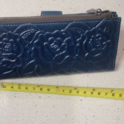 PATRICA NASH blue wallet