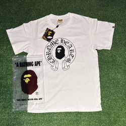 Bape X Chrome Hearts Tee Size Medium