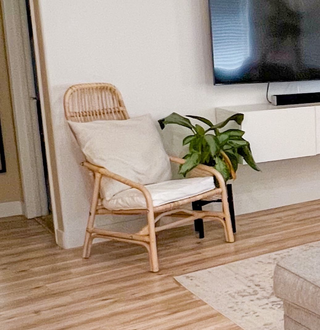 IKEA Rattan SALNÖ Armchair