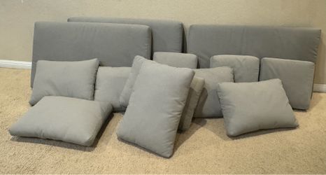 Outdoor sofa pillows