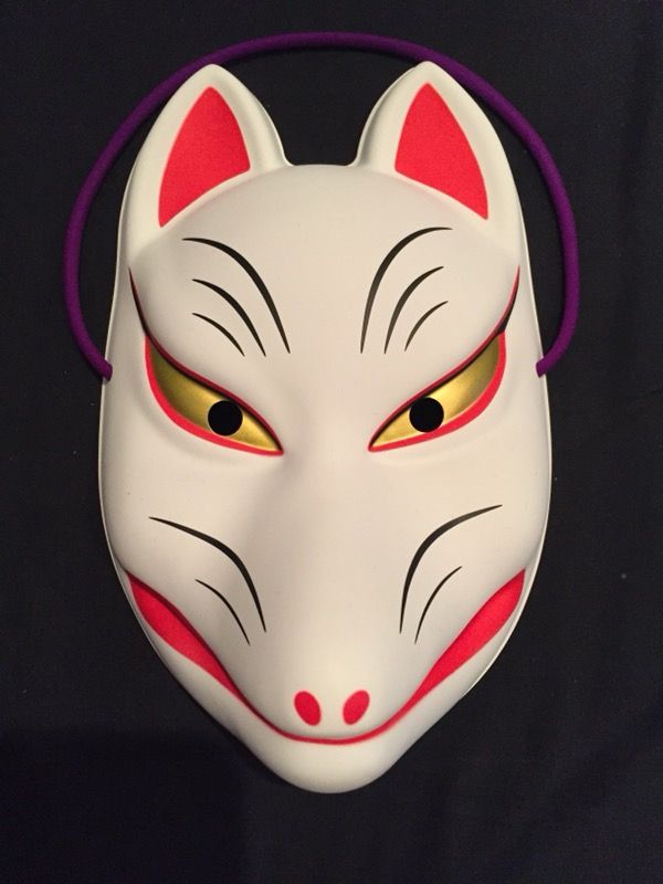 Japanese Kitsune Mask/ Japanese Fox Mask