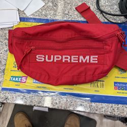 Red Supreme Bag 