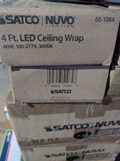 Satco Nuvo 4 Ft. LED Ceiling Wrap 40W 3000K