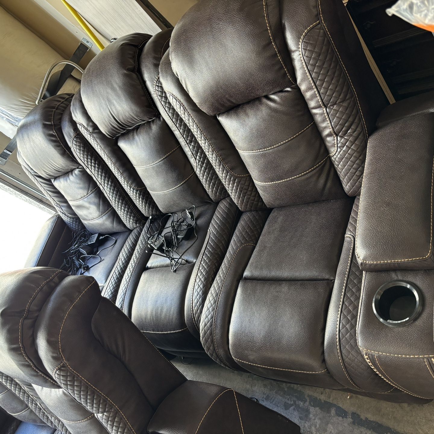 Faux Leather Recliners