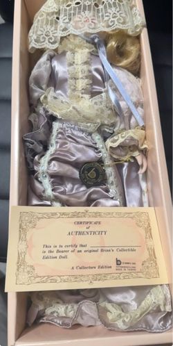 Brinn's Collectible Edition Porcelain Doll 1989