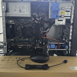 Gaming pc dell precision t1700 Intel xeon e3-1245v3, rx 570, 16 gb ram, ssd, wifi, keyboard & mouse