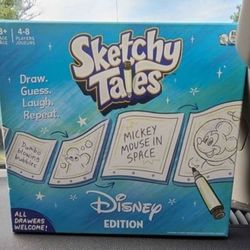 DISNEY Sketchy Tales Game - Magical Disney Games for Kids - Draw Your Favorite Disney Characters NEW