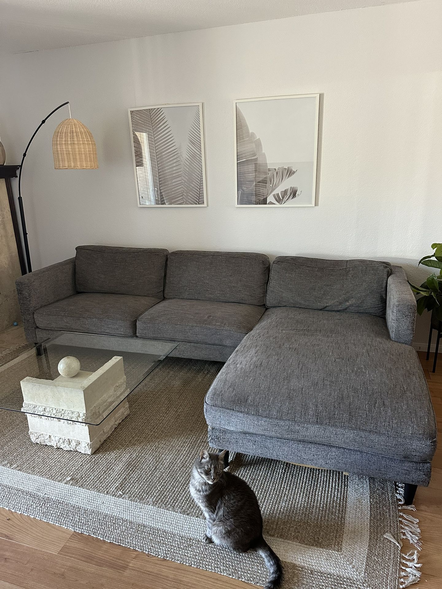 Gray Sectional Couch
