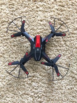 Drone with camera and screen