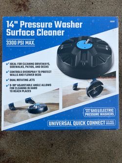 14” Pressure Washer Surface Cleaner – 3300 PSI