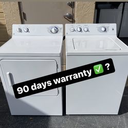 Ge washer and dryer 90 days warranty ✅ 