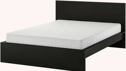 IKEA queen bed frame with 3 drawer dresser delivery available