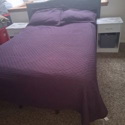 Recamara  Matrimonial(2 Buros, Cabecera, Base Y Colchon)