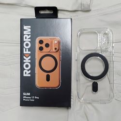 Rokform iPhone 17 Pro Magnetic Slim Clear Case 