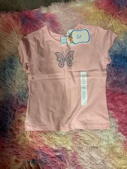 Girls Butterfly Top