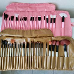 24pc Makeup Brush w/ Case New