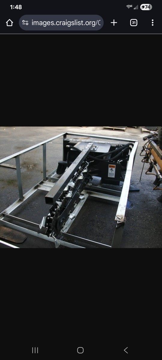 48" Hydrolic Trencher Unused