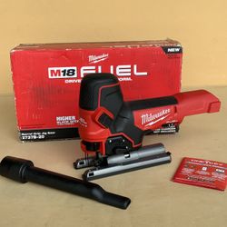 Milwaukee 2737B-20 M18 FUEL 18V Lithium-Ion Brushless Cordless Barrel Grip Jig Saw (Tool Only)