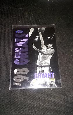 Kobe Bryant basketball card