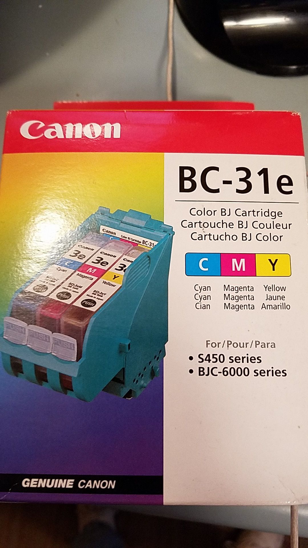 Canon bc-31e. Ink never opened brought wrong one