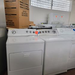 Whirlpool Top Load Washer & Gas Dryer Set Working Perfectly 4-months Warranty 