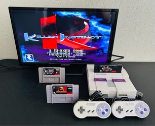 Super Nintendo SNES Fighting Games Bundle