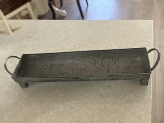 Decorative Galvanized Serving Tray
