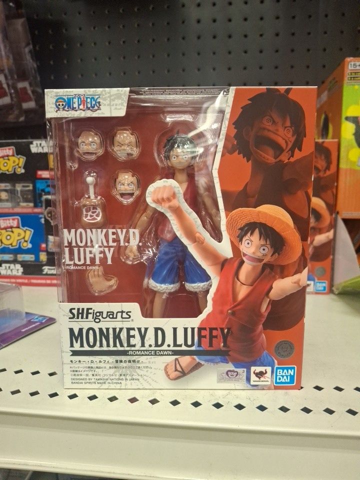 S.H.Figuarts One Piece Romance Dawn: MONKEY D LUFFY 6inch Action Figure