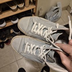 Blue Vans High Tops Size 9