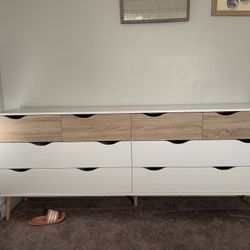 White Double Dresser