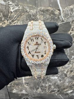Iced out 2 toned AP SLV+BG