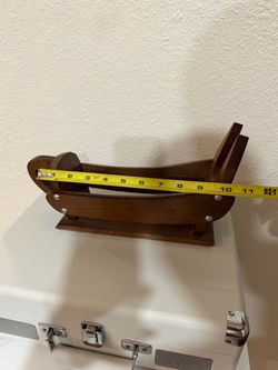Vintage Solid Wood Wine Bottle Holder Handmade Rustic Wine Rack