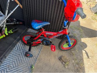 12” spider man bike