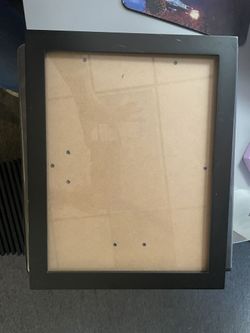 (25) 8.5 x 11 Black Frames