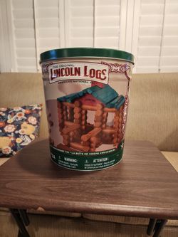 The Original Lincoln Logs 100th Anniversary Tin