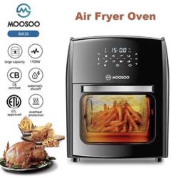 MOOSOO Air Fryer, 1600W Air Fryer Oven, 12.6 Quart Capacity, with