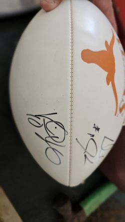 Vince Young Signed Longhorns Football 