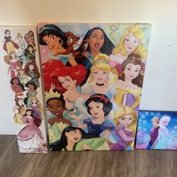Princess Posters For Kid Room 