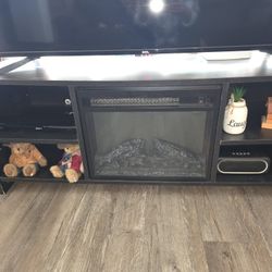 TV Stand W/ Fireplace 
