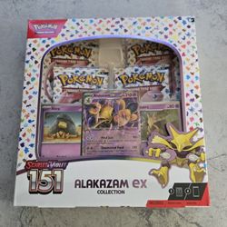Pokemon 151 Alakazam EX Box