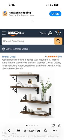 Floating shelves brand new two sets